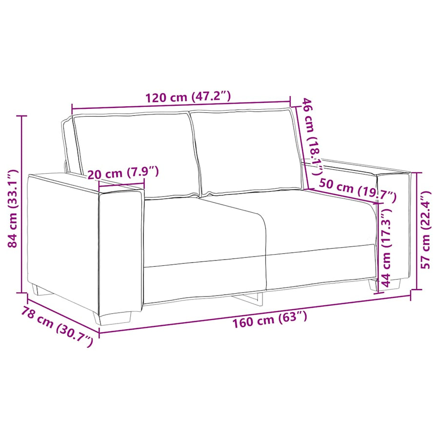 2 Piece Sofa Set with Cushions Black Velvet
