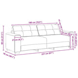 2 Piece Sofa Set with Cushions Black Velvet - Extra Image