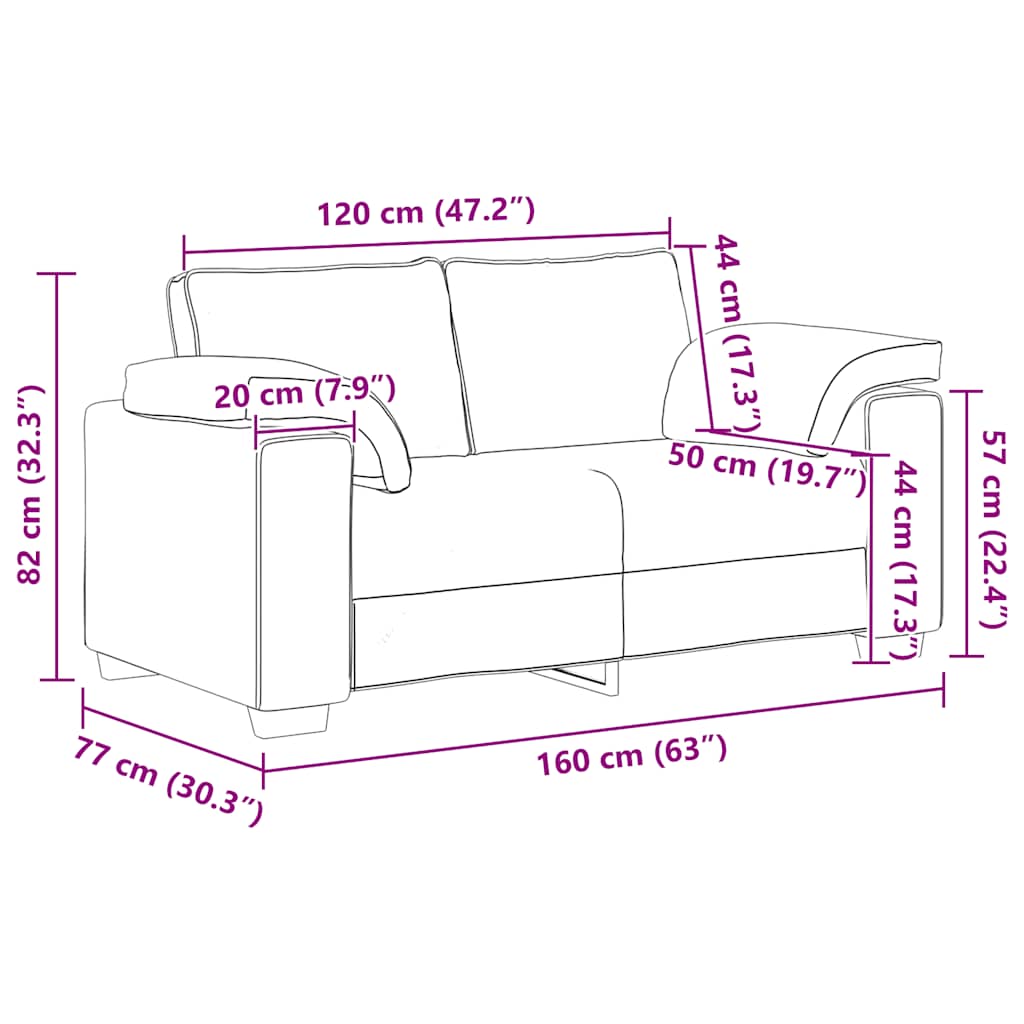 2 Piece Sofa Set with Cushions Black Velvet