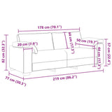 2 Piece Sofa Set with Cushions Black Velvet