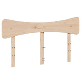 Bed Frame without Mattress 135x190 cm Solid Wood Pine - Rear View