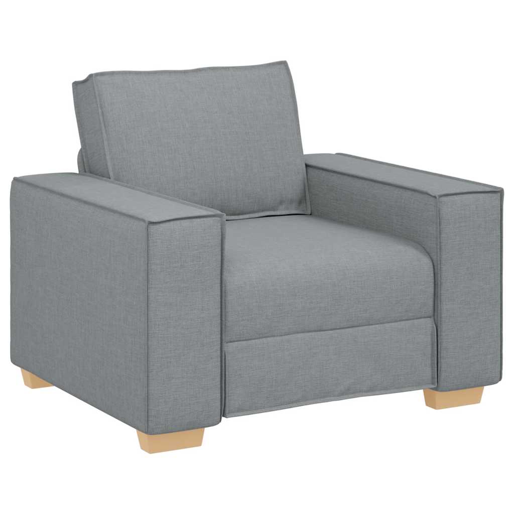 Sofa Chair Light Grey 100x78x84 cm Fabric