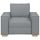 Sofa Chair Light Grey 100x78x84 cm Fabric