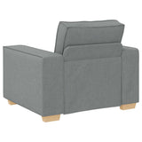 Sofa Chair Light Grey 100x78x84 cm Fabric