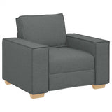 Sofa Chair Dark Grey 100x78x84 cm Fabric