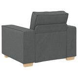 Sofa Chair Dark Grey 100x78x84 cm Fabric