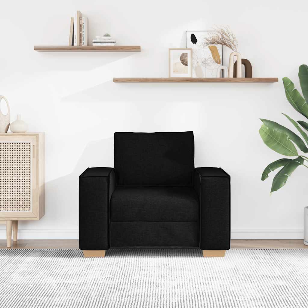 Sofa Chair Black 100x78x84 cm Fabric