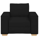 Sofa Chair Black 100x78x84 cm Fabric - Top-Down View