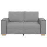 2-Seater Sofa Light Grey 160x78x84 cm Fabric