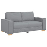 2-Seater Sofa Light Grey 180x78x84 cm Fabric