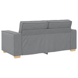 2-Seater Sofa Light Grey 180x78x84 cm Fabric