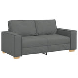 2-Seater Sofa Dark Grey 180x78x84 cm Fabric