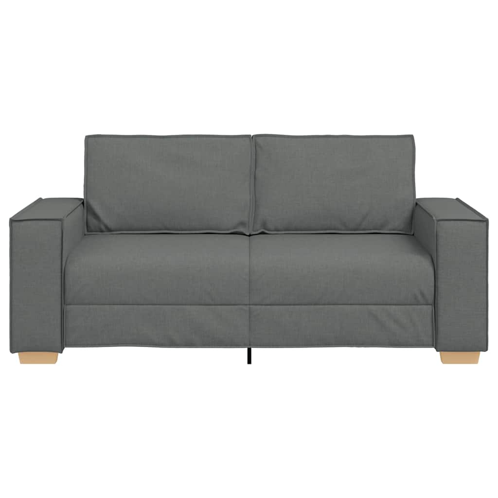2-Seater Sofa Dark Grey 180x78x84 cm Fabric