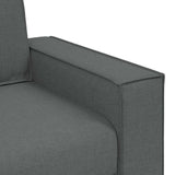 2-Seater Sofa Dark Grey 180x78x84 cm Fabric