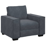 Sofa Chair Dark Grey 100x78x84 cm Velvet