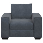 Sofa Chair Dark Grey 100x78x84 cm Velvet