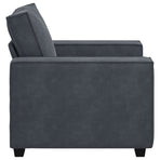 Sofa Chair Dark Grey 100x78x84 cm Velvet