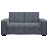 2-Seater Sofa Dark Grey 160x78x84 cm Velvet