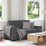 2-Seater Sofa Dark Grey 160x78x84 cm Velvet