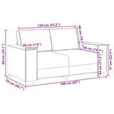 2-Seater Sofa Black 160x78x84 cm Velvet