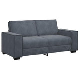 2-Seater Sofa Dark Grey 180x78x84 cm Velvet