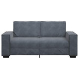 2-Seater Sofa Dark Grey 180x78x84 cm Velvet