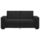 2-Seater Sofa Black 180x78x84 cm Velvet