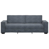 3-Seater Sofa Dark Grey 180 cm Velvet - Top-Down View