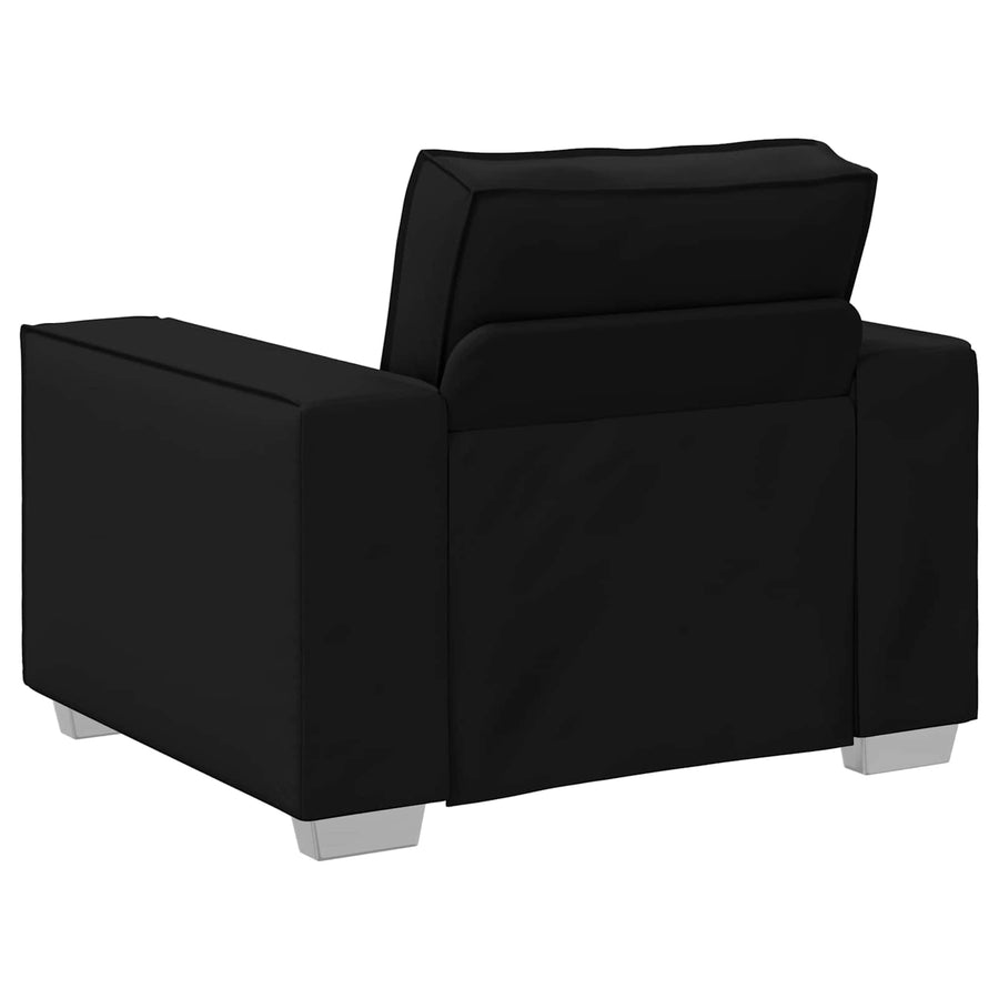 Sofa Chair Black 100 cm Faux Leather