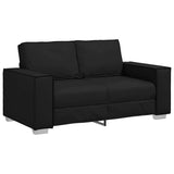Sofa Black 160 x 78 x 84 cm Fabric - Front View