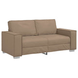 Loveseat Sofa Cappuccino 180 cm Faux Leather