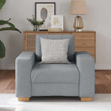 Sofa Chair Light Grey 100x78x80 cm Fabric