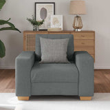 Sofa Chair Dark Grey 100x78x80 cm Fabric