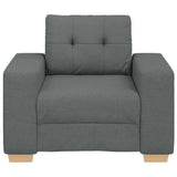 Sofa Chair Dark Grey 100x78x80 cm Fabric