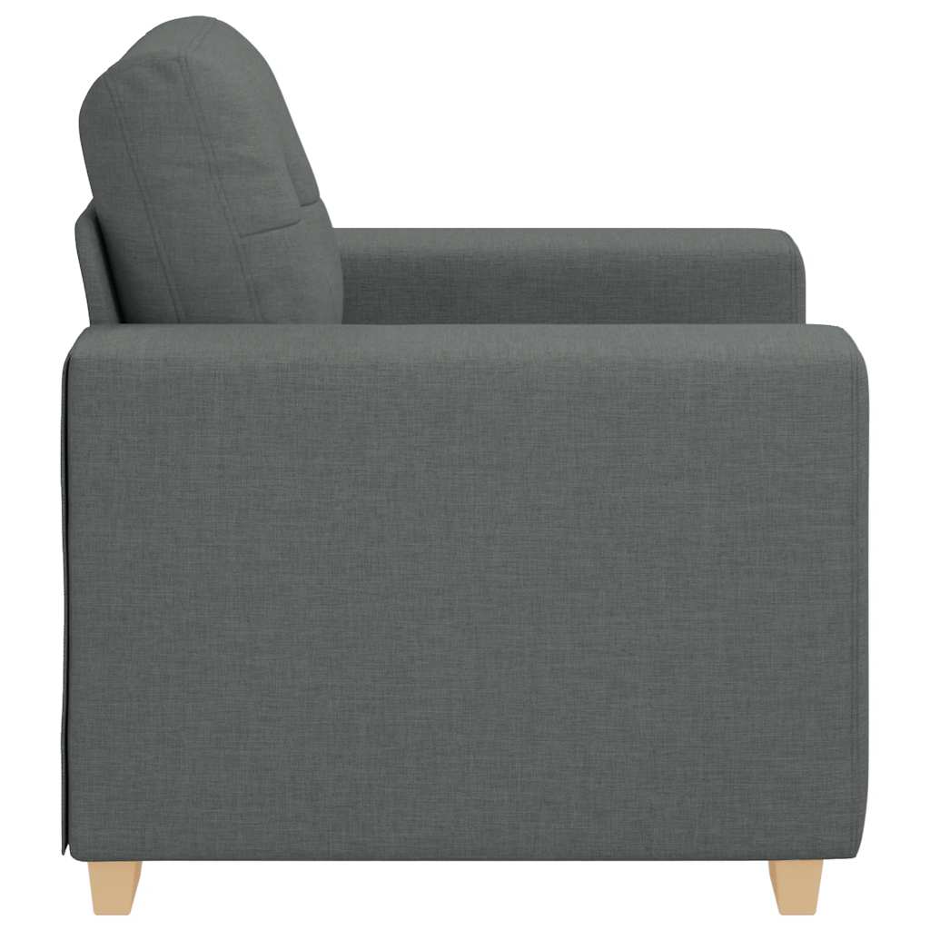 Sofa Chair Dark Grey 100x78x80 cm Fabric