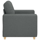 Sofa Chair Dark Grey 100x78x80 cm Fabric