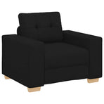Sofa Chair Black 100x78x80 cm Fabric