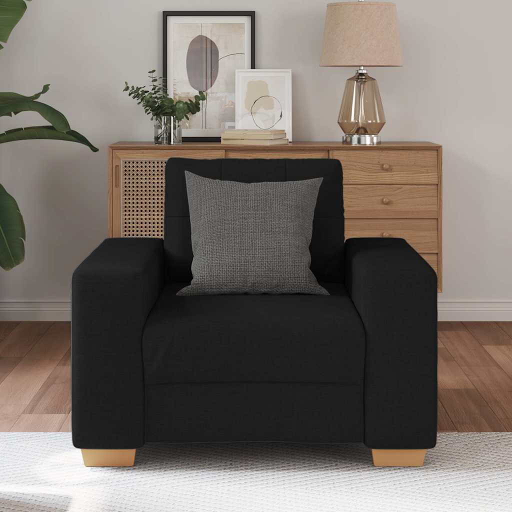 Sofa Chair Black 100x78x80 cm Fabric