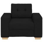 Sofa Chair Black 100x78x80 cm Fabric