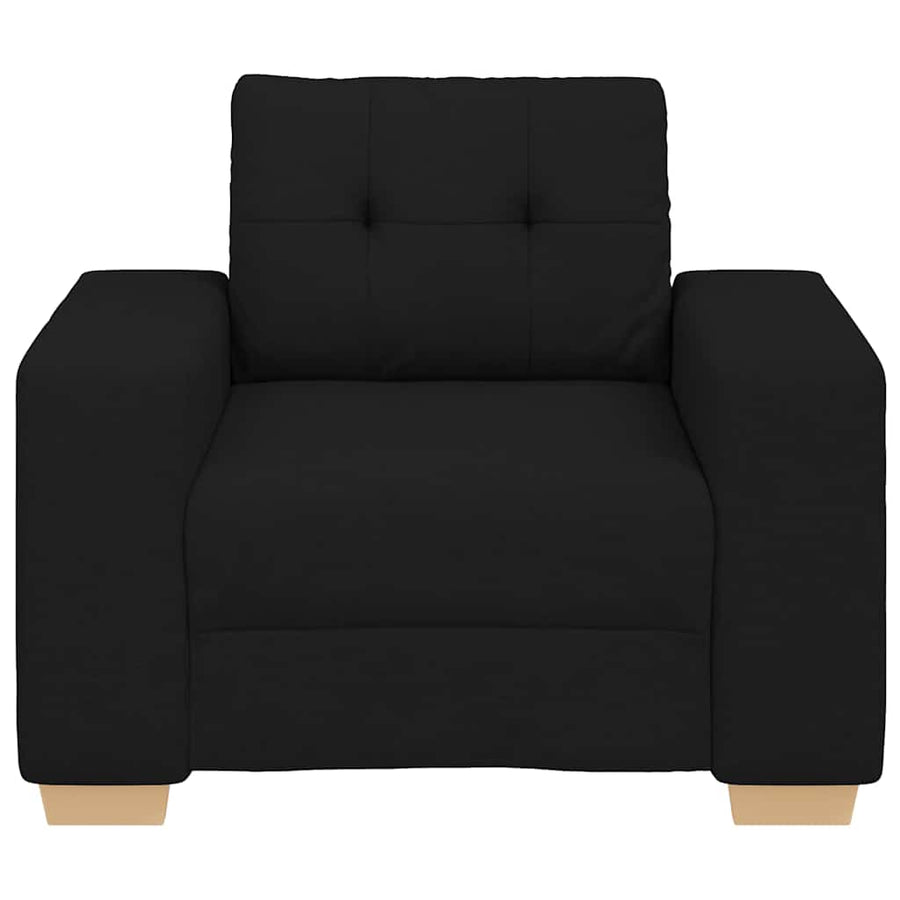 Sofa Chair Black 100x78x80 cm Fabric