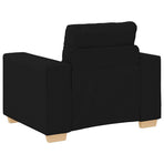 Sofa Chair Black 100x78x80 cm Fabric