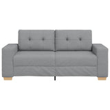 Loveseat Sofa Light Grey 180x77x82 cm Fabric - Top-Down View