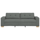 3-Seater Sofa Dark Grey 180 cm Fabric - Top-Down View