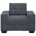 Sofa Chair Dark Grey 100x78x80 cm Velvet