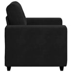 Sofa Chair Black 100x78x80 cm Velvet