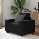 Sofa Chair Black 100x78x80 cm Velvet