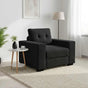 Sofa Chair Black 100x78x80 cm Velvet
