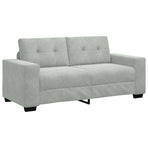 Loveseat Sofa Light Grey 180x77x82 cm Velvet