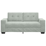 Loveseat Sofa Light Grey 180x77x82 cm Velvet
