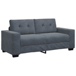 Loveseat Sofa Dark Grey 180x77x82 cm Velvet